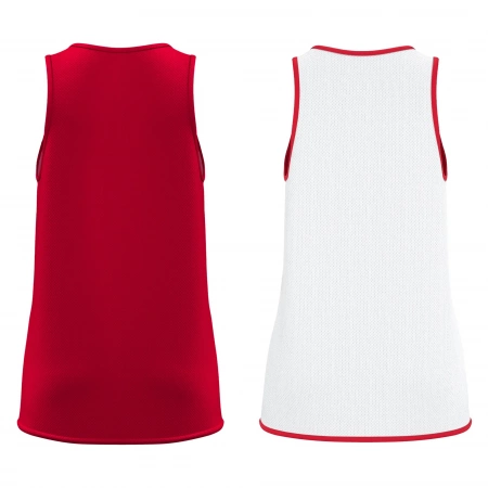 Майка баскетбольная женская MACRON F500 SHIRT RED/WHITE