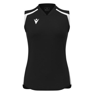 Футболка спортивная женская MACRON FROSTMOOR SHIRT BLACK/WHITE