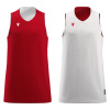 Майка спортивная MACRON IDAHO JERSEY REVERSIBLE RED/WHITE