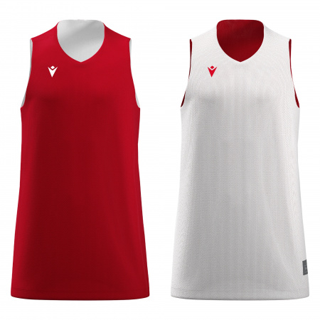 Майка спортивная MACRON IDAHO JERSEY REVERSIBLE RED/WHITE