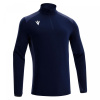 Толстовка тренировочная MACRON IOLITE TRAINING 1/4 ZIP TOP NAVY/LIGHT NAVY