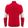 Толстовка тренировочная MACRON IZEL TRAINING 1/4 ZIP TOP RED/WHITE