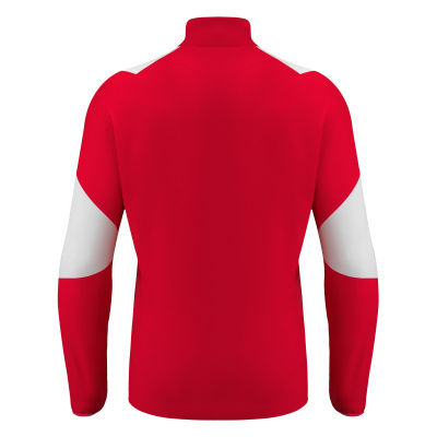 Толстовка тренировочная MACRON IZEL TRAINING 1/4 ZIP TOP RED/WHITE