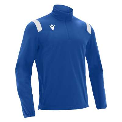 Толстовка тренировочная MACRON GANGE TRAINING 1/4 ZIP TOP ROYAL BLUE/WHITE