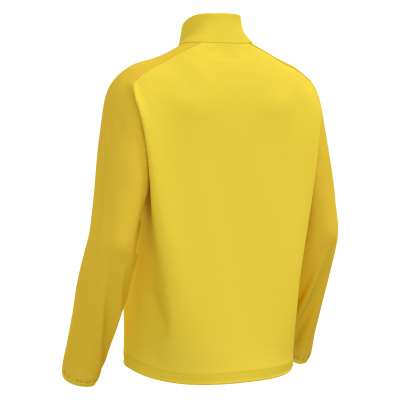 Толстовка тренировочная MACRON ISEN 1/4 ZIP TOP YELLOW/DARK YELLOW
