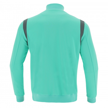 Олимпийка спортивная MACRON BENDIS MICRO FULL LENGTH ZIP TOP TURQUOISE/ANTHRACITE