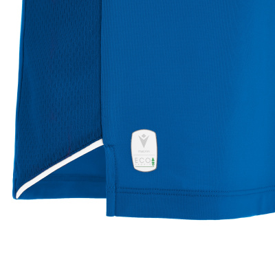 Футболка спортивная женская MACRON STEEL ECO SHIRT ROYAL BLUE/DARK ROYAL BLUE/WHITE