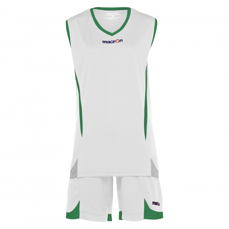Комплект баскетбольный MACRON RAJA SET WHITE/GREEN