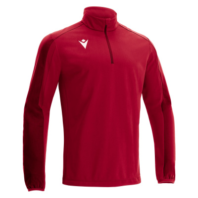 Толстовка тренировочная MACRON ARNO TRAINING 1/4 ZIP TOP RED/DARK RED