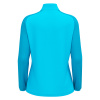 Толстовка тренировочная женская MACRON LENA TRAINING 1/4 ZIP TOP NEON SKY/DARK NEON SKY