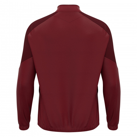 Олимпийка спортивная MACRON MORPHEUS MICROFIBER FULL LENGTH ZIP TOP CARDINAL/DARK CARDINAL