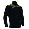 Толстовка тренировочная MACRON TAGUS 1/4 ZIP TOP BLACK/YELLOW