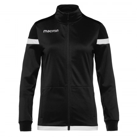 Олимпийка парадная женская MACRON ANUKET FULL ZIP TOP BLACK/WHITE