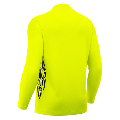 Футболка спортивная MACRON CORVUS ECO GK SHIRT NEON YELLOW/BLACK
