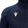 Толстовка тренировочная MACRON ANDUIN TRAINING 1/4 ZIP TOP NAVY/LIGHT NAVY