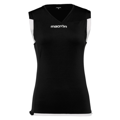 Майка спортивная MACRON MERCURY SLEEVELESS SHIRT BLACK/WHITE