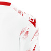 Футболка спортивная MACRON THEMIS ECO SHIRT WHITE/RED