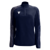Толстовка тренировочная женская MACRON DORA TRAINING 1/4 ZIP TOP NAVY/LIGHT NAVY