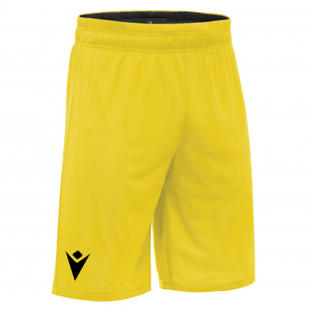 Шорты спортивные MACRON DENVER HERO SHORT REVERSIBLE BLACK/YELLOW