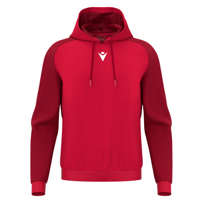 Худи спортивное MACRON HORN HOODY POLY RED/DARK RED