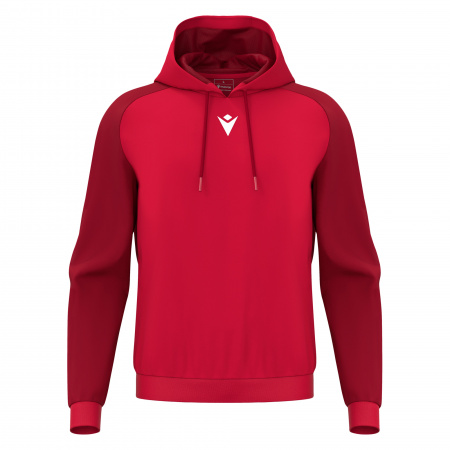 Худи спортивное MACRON HORN HOODY POLY RED/DARK RED