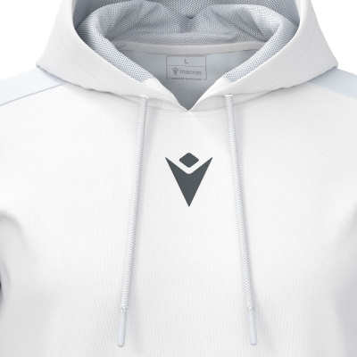 Худи спортивное MACRON HORN HOODY POLY WHITE/LIGHT GREY