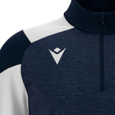 Толстовка тренировочная MACRON CUZCO TRAINING 1/4 ZIP TOP NAVY/WHITE