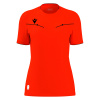 Футболка судейская проф. женская MACRON KATERYN ECO SHIRT NEON RED