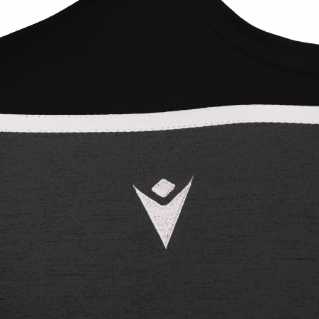 Футболка спортивная х/б MACRON COUNTRY T-SHIRT BLACK/WHITE