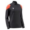 Олимпийка парадная женская MACRON VALKYRIA FULL ZIP TOP ANTHRACITE/NEON CORAL