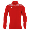Толстовка тренировочная MACRON TIBER 1/4 ZIP TOP RED/WHITE