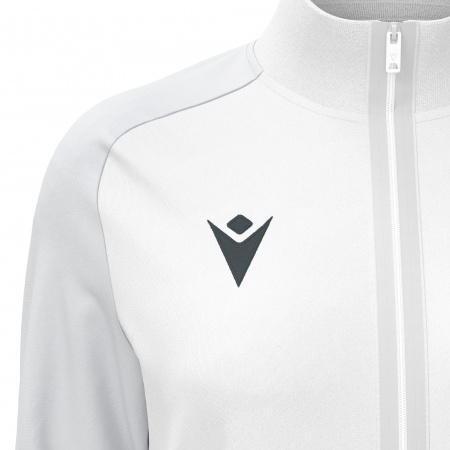 Олимпийка парадная женская MACRON RAMA FULL LENGTH ZIP TOP WHITE/LIGHT GREY