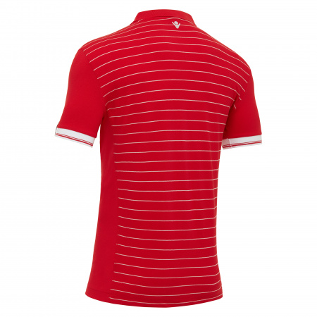 Поло парадное MACRON JUNGLE POLO RED/WHITE