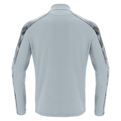 Толстовка тренировочная MACRON NARYN TRAINING 1/4 ZIP TOP SILVER/ANTHRACITE