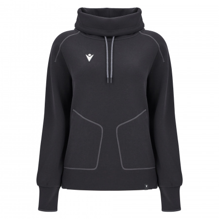 Толстовка женская MACRON SAIMA ICON CRATER NECK SWEATSHIRT BLACK