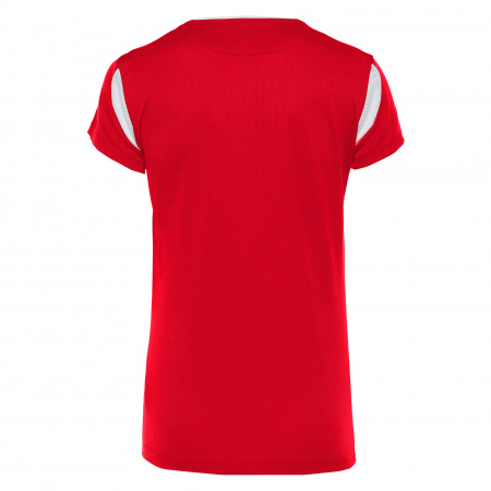 Футболка спортивная MACRON FLUORINE SHIRT RED/WHITE