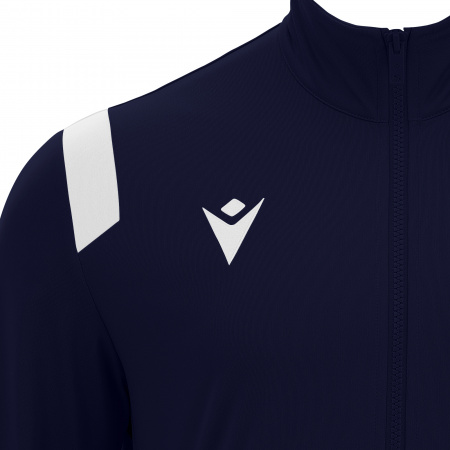 Олимпийка спортивная MACRON FUJIN FULL LENGTH ZIP TOP NAVY/WHITE