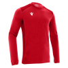 Толстовка спортивная MACRON TOBOL WARM UP ROUNDNECK TOP RED