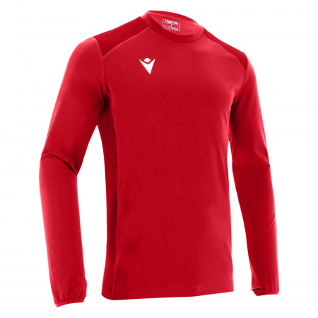 Толстовка спортивная MACRON TOBOL WARM UP ROUNDNECK TOP RED