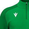 Толстовка тренировочная MACRON ISEN 1/4 ZIP TOP GREEN/DARK GREEN