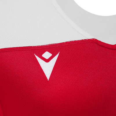 Регбийка игровая MACRON JASPER SHIRT WHITE/RED
