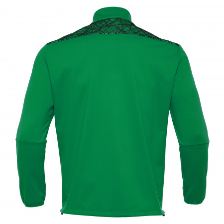 Толстовка тренировочная MACRON TAGUS 1/4 ZIP TOP GREEN/BLACK