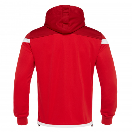 Олимпийка парадная MACRON EADESY HOODY RED/WHITE