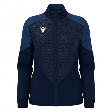 Олимпийка парадная женская MACRON ARTEMIS FULL LENGTH ZIP TOP NAVY/LIGHT NAVY