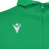 Олимпийка спортивная MACRON CELLO FULL ZIP HOODED SWEATSHIRT GREEN