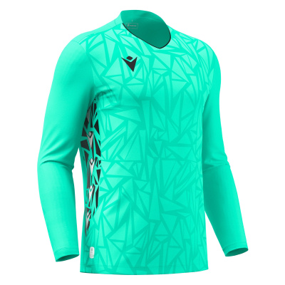 Футболка спортивная MACRON CORVUS ECO GK SHIRT TURQUOISE/BLACK