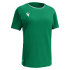 Футболка спортивная женская MACRON WIDIA ECO SHIRT GREEN/DARK GREEN/WHITE