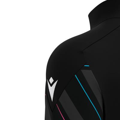 Толстовка тренировочная MACRON YARUGA TRAINING 1/4 ZIP TOP BLACK/THUNDER