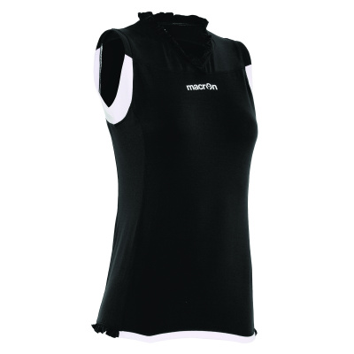 Майка спортивная MACRON XENON SLEEVELESS SHIRT BLACK/WHITE