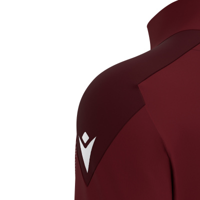 Толстовка тренировочная MACRON YARUGA TRAINING 1/4 ZIP TOP CARDINAL/DARK CARDINAL